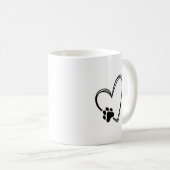 Schattige Cat Coffee Mok ontwerp (Voorkant rechts)