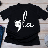 Schattige Cat Comma La Minimalist T-shirt