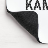 Schattige Cat Face Kamala Letter Grappig Ontwerp Muismat (Hoek)