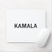 Schattige Cat Face Kamala Letter Grappig Ontwerp Muismat (Met muis)