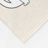 Schattige Cat Fallin verliefd op Fleece Blanket (Hoek)