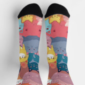 Schattige Cat-geïnspireerde sok Collectie voor vro (Top)