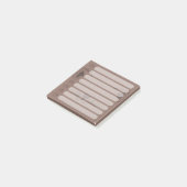 Schattige Cat gepersonaliseerde Post-it notities Post-it® Notes (Schuin)