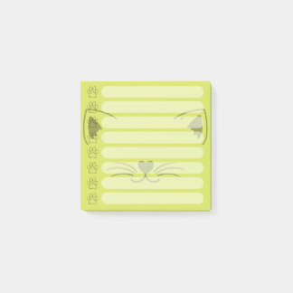 Schattige Cat gepersonaliseerde Post-it notities Post-it® Notes