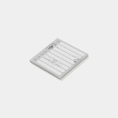 Schattige Cat gepersonaliseerde Post-it notities Post-it® Notes (Schuin)