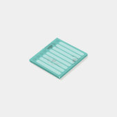 Schattige Cat gepersonaliseerde Post-it notities Post-it® Notes (Schuin)