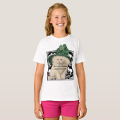 Schattige Cat Green Pet De Leprechaun liet me het  (Voorkant volledig)