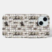 Schattige Cat iPhone 15 Telefoonhoesje Case-Mate iPhone Case (Achterkant (horizontaal))