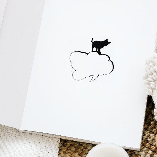 Schattige CAT-journaal Rubberstempel