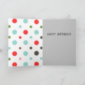 Schattige Cat Killer Shark Birthday Wenskaart Kaart (Binnen)