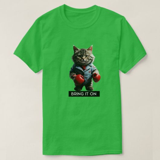 Schattige Cat MMA Muay Thai Boksen TShirt (Design voorkant)
