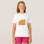 Schattige Cat Napkins T-shirt (Voorkant volledig)