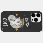 Schattige CAT-ontwerp Case-Mate iPhone Case (Achterkant (horizontaal))
