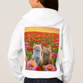 Schattige Cat Print T-shirt voor kinderen - Fun &  (Achterkant)