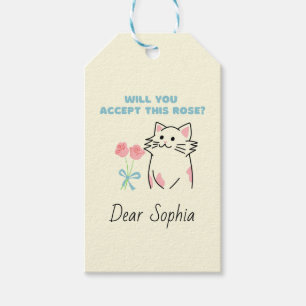 Schattige Cat&Roos CadeauLabels