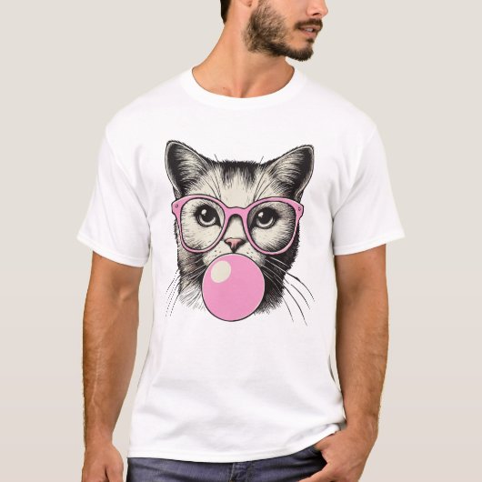 Schattige Cat Shirt voor Vrouwen Funny Cat Love (Voorkant)