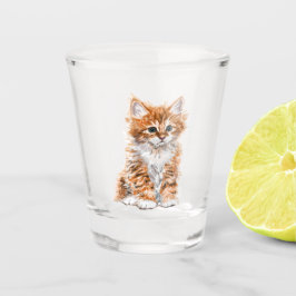 Schattige Cat Shot Glass Glas