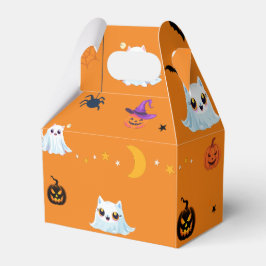 Schattige Cat spookblad Halloween pompoen feestges Bedankdoosjes