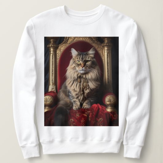 Schattige Cat T-shirt voor volwassenen – Cat Lover (Design voorkant)