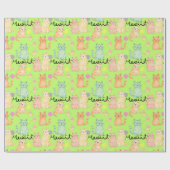 Schattige Cat-thema inpakpapier - Schattig en kleu (Vlak)