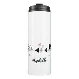 Schattige Cat Travel Mug Thermosbeker