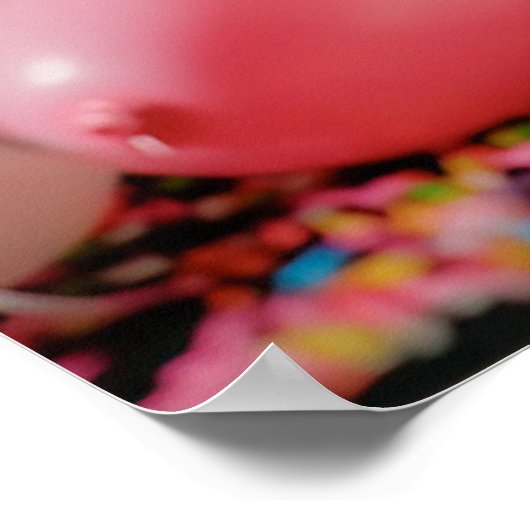 Schattige Cat Verjaardagsviering Ontwerp Poster (Hoek)