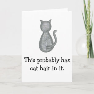 Schattige Cat Wenskaart - Origineel artwork Kaart