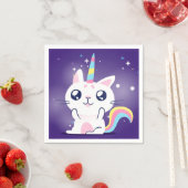 Schattige Caticorn Servet (Insitu)