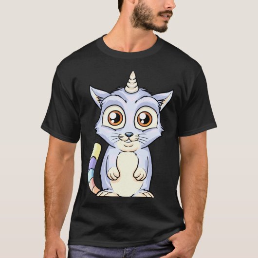 Schattige Caticorn T-shirt (Voorkant)