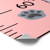 Schattige Cats Groeigrafiek Poster (Hoek)