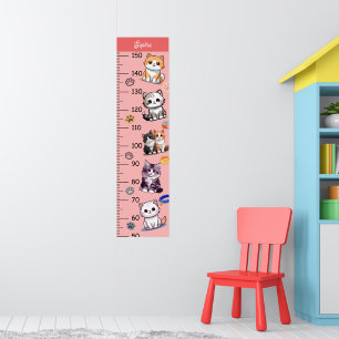Schattige Cats Groeigrafiek Poster