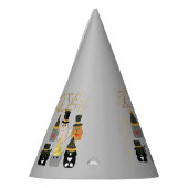 Schattige Cat's Nieuwjaar Party Custom Party Pet Feesthoedjes (Links)