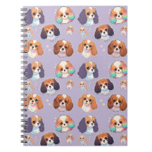 Schattige Cavalier King Charles Eenhoorn Pastel Pa