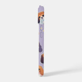 Schattige Cavalier King Charles Pastel Pattern iPhone 15 Case (Linkerkant)