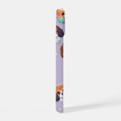 Schattige Cavalier King Charles Pastel Pattern iPhone 15 Case (Rechterkant)