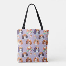 Schattige Cavalier King Charles Pastel Pattern