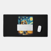 Schattige Cavalier King Charles Spaniel Hond Hallo Bureaumat (Keyboard & Muis)