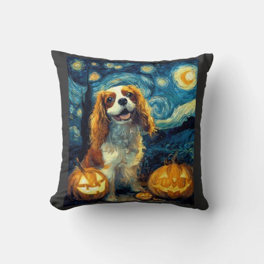 Schattige Cavalier King Charles Spaniel hond Hallo Kussen (Voorkant)