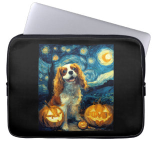 Schattige Cavalier King Charles Spaniel Hond Hallo Laptop Sleeve