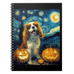 Schattige Cavalier King Charles Spaniel hond Hallo Notitieboek