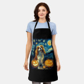 Schattige Cavalier King Charles Spaniel Hond Hallo Schort (Gedragen)