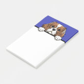 Schattige Cavalier King Charles Spaniel Hondenlief Post-it® Notes (Schuin)