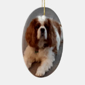 Schattige Cavalier King Charles Spaniel Keramisch Ornament (Rechts)