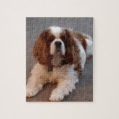 Schattige Cavalier King Charles Spaniel Legpuzzel (Verticaal)