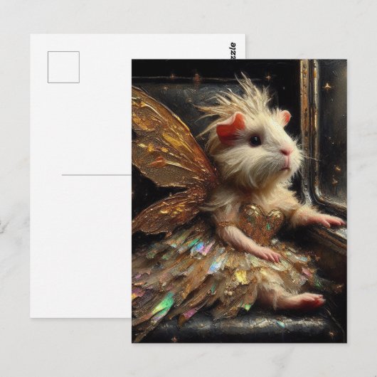 Schattige cavia briefkaart (Voorkant / Achterkant)