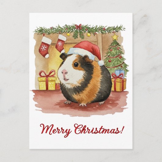 Schattige Cavia Cavy Briefkaart (Voorkant)