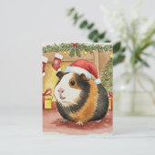 Schattige Cavia Cavy Briefkaart (Staand voorkant)