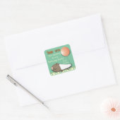 Schattige cavia dank je feestje Stickers (Envelop)