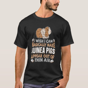 Schattige cavia eigenaar Magische Magie Huisdier T-shirt