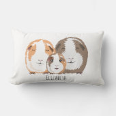 Schattige cavia familie kussen (Voorkant)